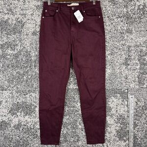 Altar'd State Womens Stretch Jeans 29/9 (FITS‎ 29 X 27) Wine Tapered NEW